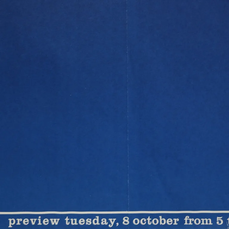Detail for Cordier & Ekstrom Opening The New Gallery at 980 Madison Avenue Announcement Poster, 1968 (4 of 4)