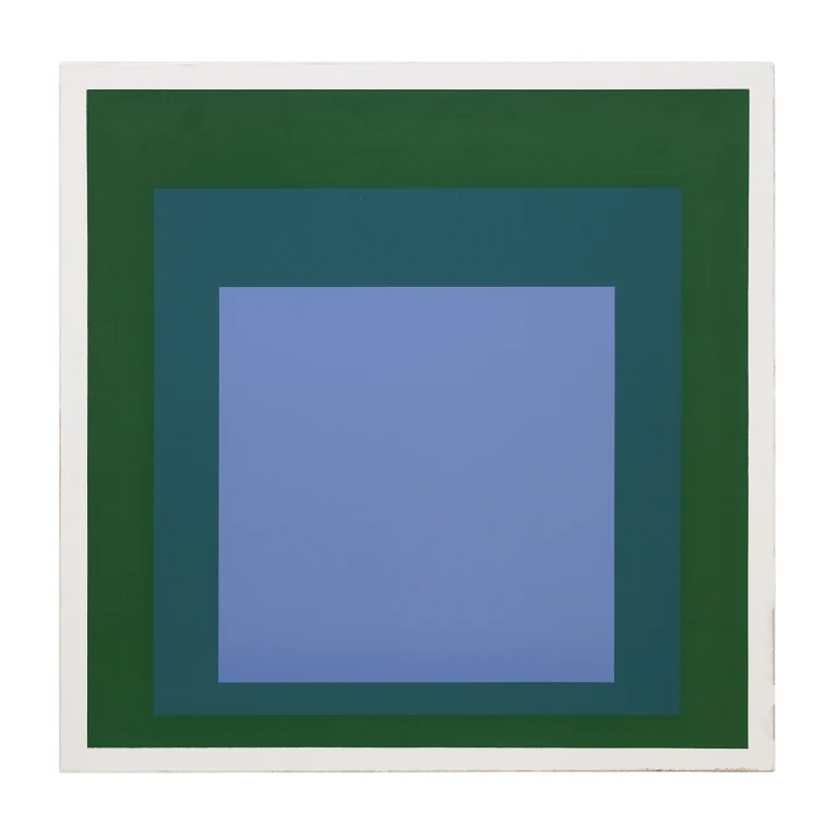 Detail for RAFFLE ITEM! - Homage to The Square Color Serigraph by Josef Albers, 1965 (1 of 3)
