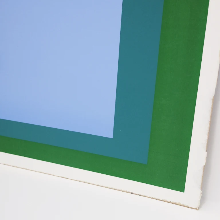 Detail for RAFFLE ITEM! - Homage to The Square Color Serigraph by Josef Albers, 1965 (3 of 3)