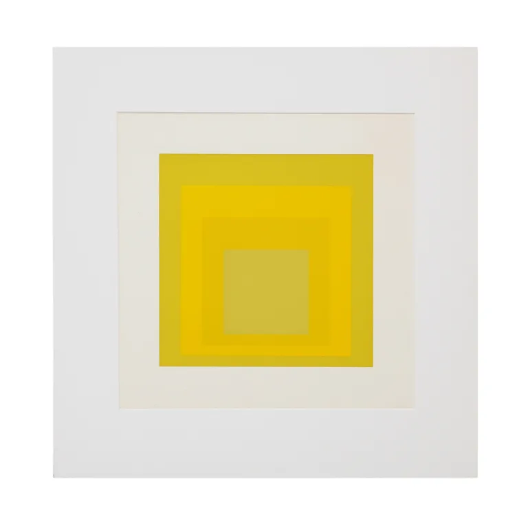 Detail for Josef Albers: Formulation Articulation Homage To The Square Portfolio II Folder 14 Print, 1972 (1 of 6)