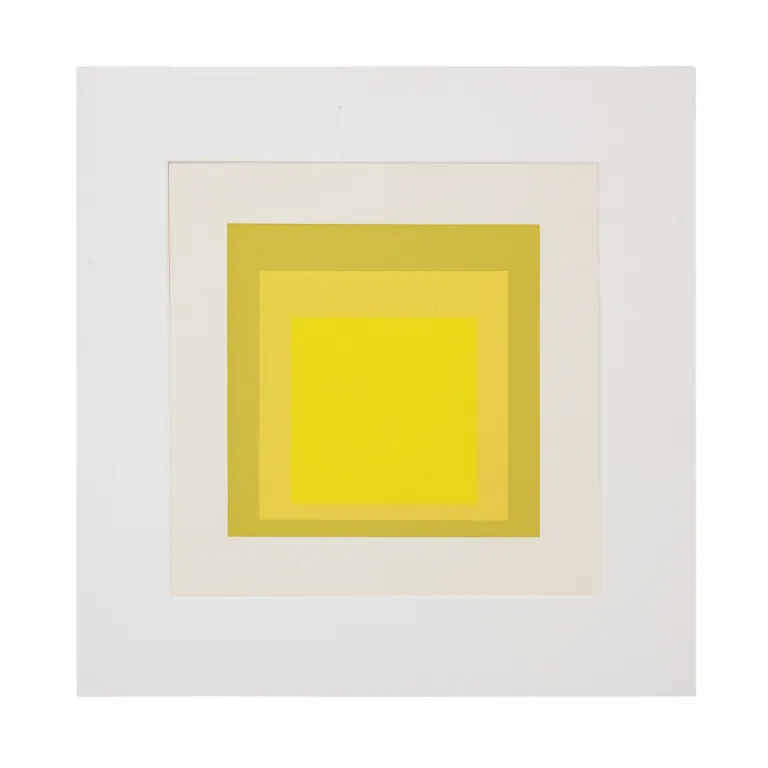 Detail for Josef Albers: Formulation Articulation Homage To The Square Portfolio II Folder 24 Print, 1972 (1 of 6)