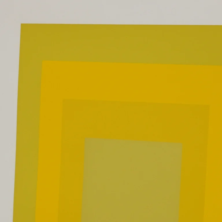 Detail for Josef Albers: Formulation Articulation Homage To The Square Portfolio II Folder 14 Print, 1972 (2 of 6)