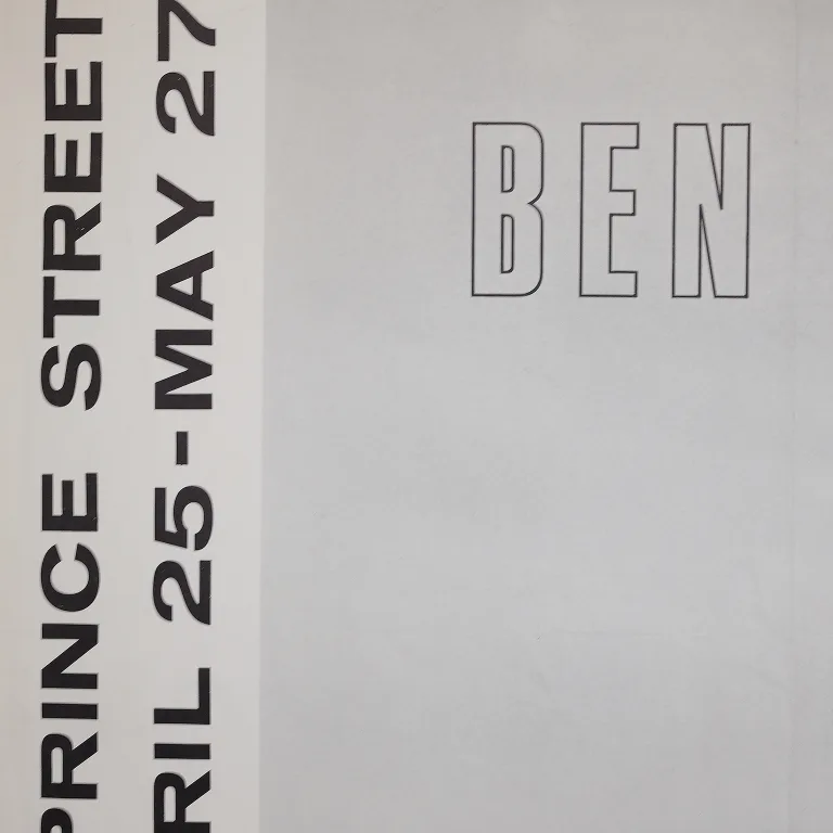 Detail for Ben Berns at Reese Palley 93 Prince Street New York Exhibition Poster, 1970 (2 of 4)