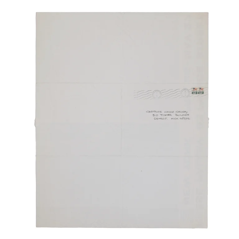 Detail for Ben Berns at Reese Palley 93 Prince Street New York Exhibition Poster, 1970 (3 of 4)