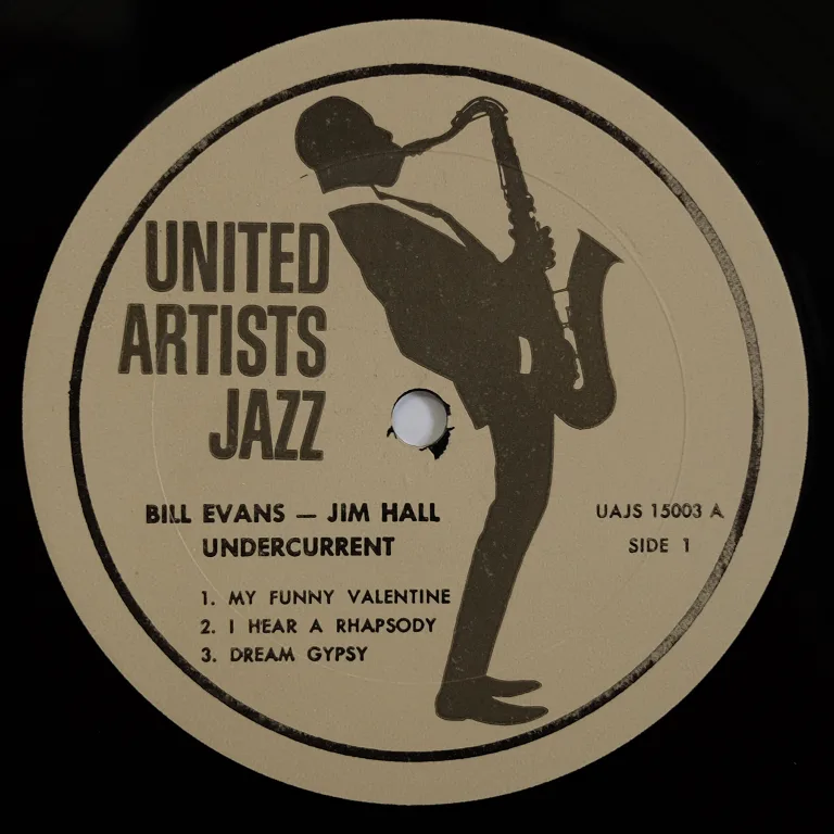 Detail for "Undercurrent" by Bill Evans & Jim Hall - LP, 1962 (3 of 3)