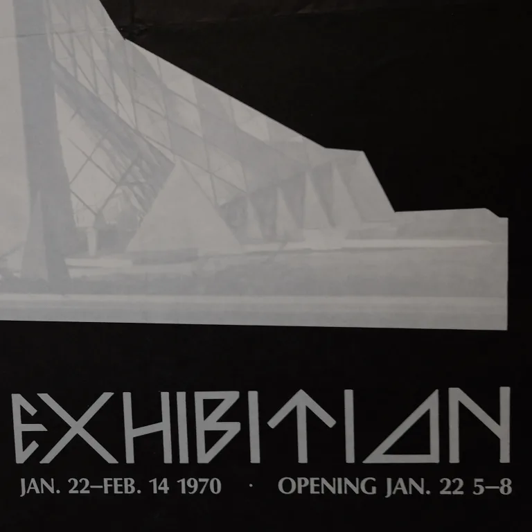 Detail for Bruce Goff at The Architectural League of New York Exhibition Poster, 1970 (2 of 4)