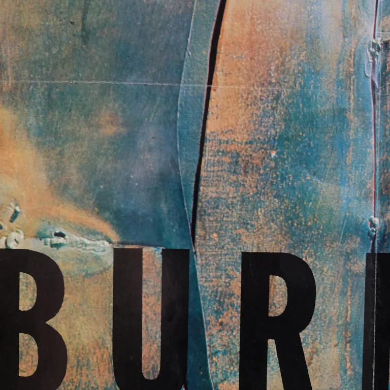 Detail for Alberto Burri at Martha Jackson Gallery Exhibition Poster, 1960 (2 of 3)