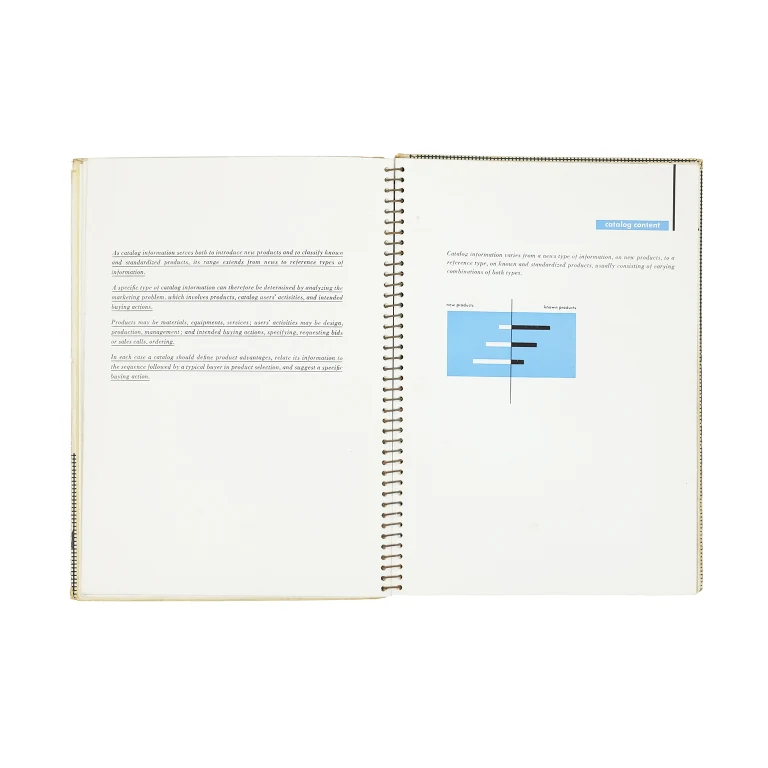 Detail for "Catalog Design: New Patterns In Product Information" Book by Knud Lönberg-Holm & Ladislav Sutnar, 1944 (5 of 5)