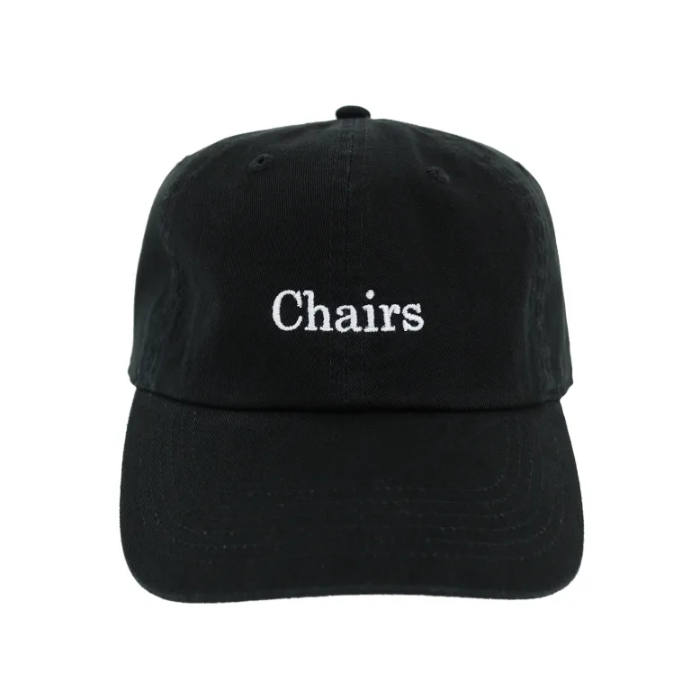 Detail for "Chairs" Hat (Black), 2024 (1 of 3)