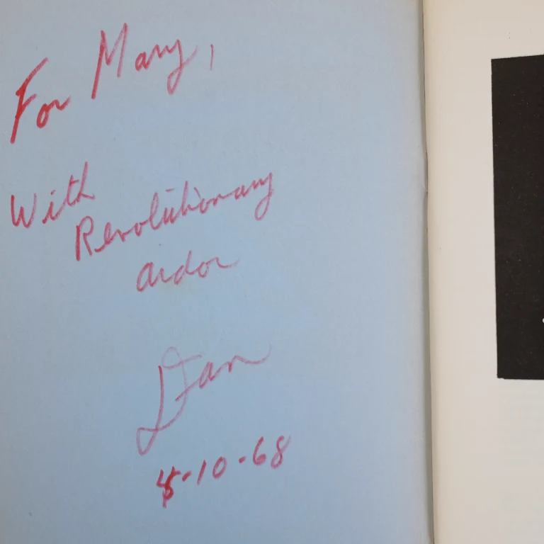 Detail for "Z: An Anthology of Revolutionary Poetry" Signed Paperback Book Edited by Dan Georgakas, 1968 (2 of 6)