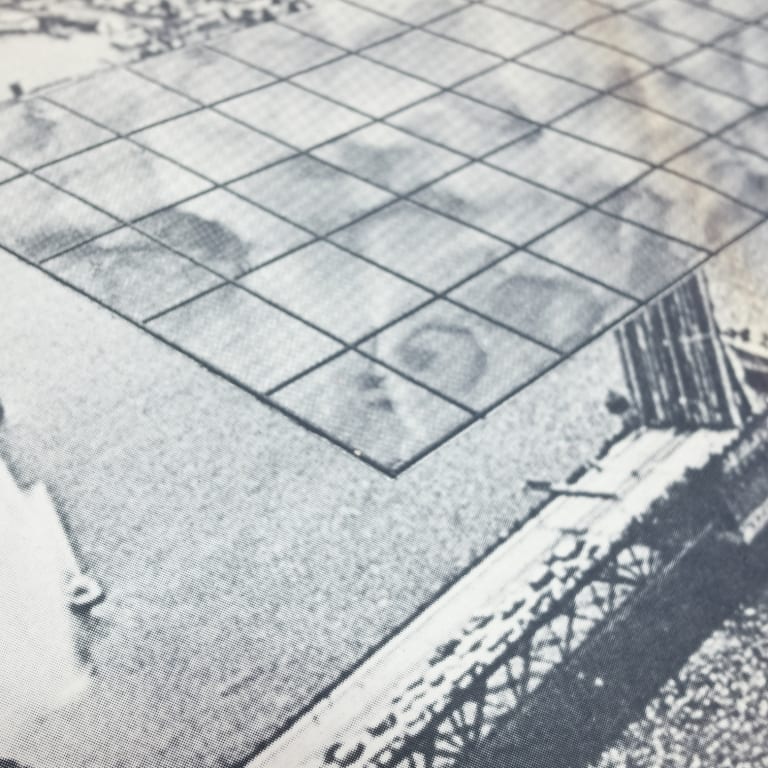 Detail for Dale Eldred Bridge Concept Poster, 1975 (Signed & Inscribed) (2 of 4)