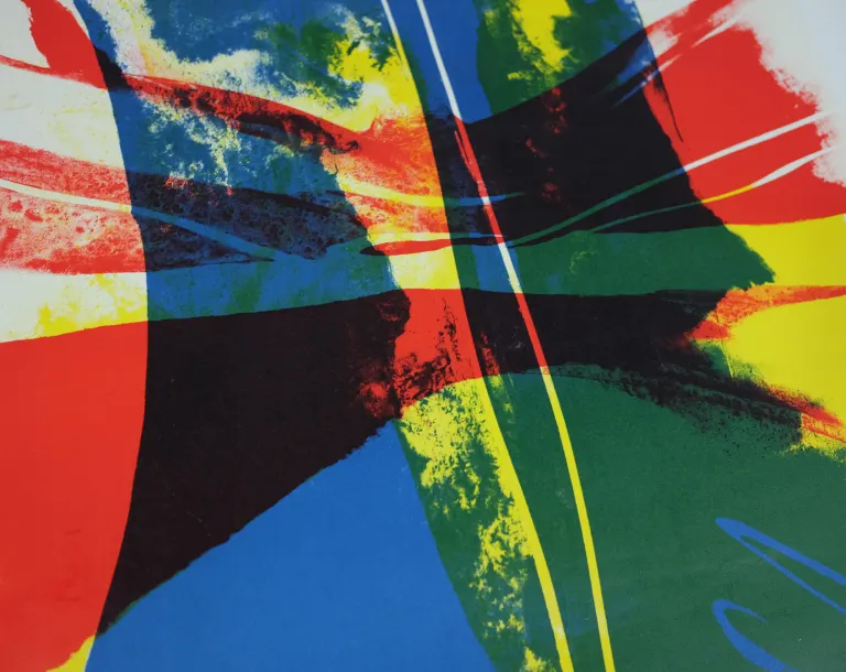 Detail for Paul Jenkins at Galerie Karl Flinker Exhibition Poster, 1965 (2 of 3)