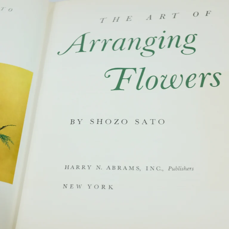 Detail for "The Art of Arranging Flowers, A Complete Guide to Japanese Ikebana" by Shozo Sato, 1965 (2 of 6)