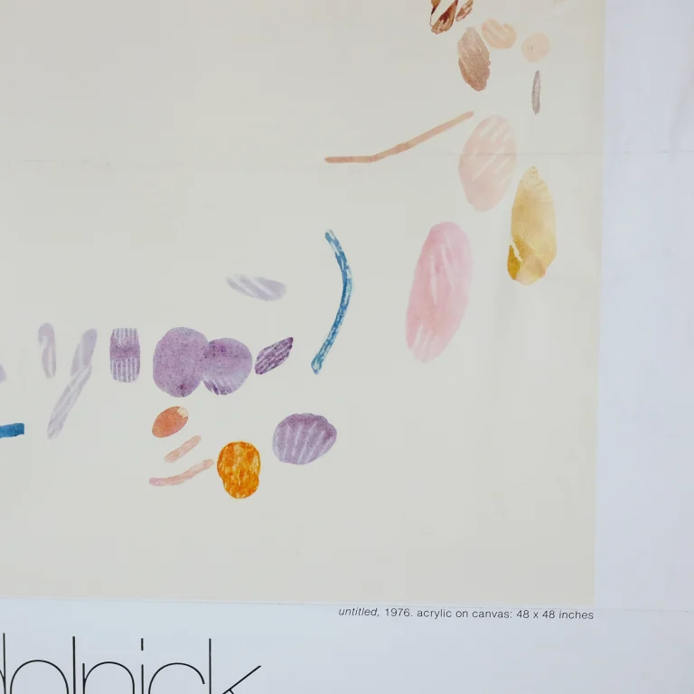 Detail for Judith Dolnick at Poindexter Gallery Exhibition Poster, 1976 (2 of 3)