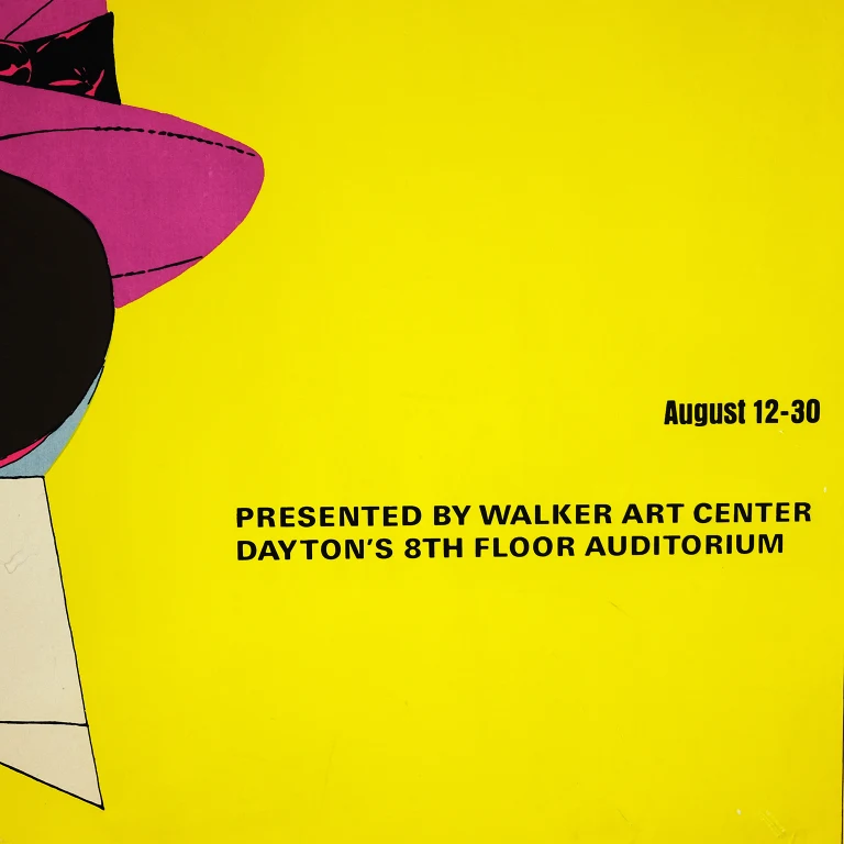 Detail for Richard Lindner at Walker Art Center Exhibition Poster, 1967 (2 of 4)