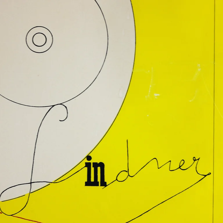 Detail for Richard Lindner at Walker Art Center Exhibition Poster, 1967 (3 of 4)