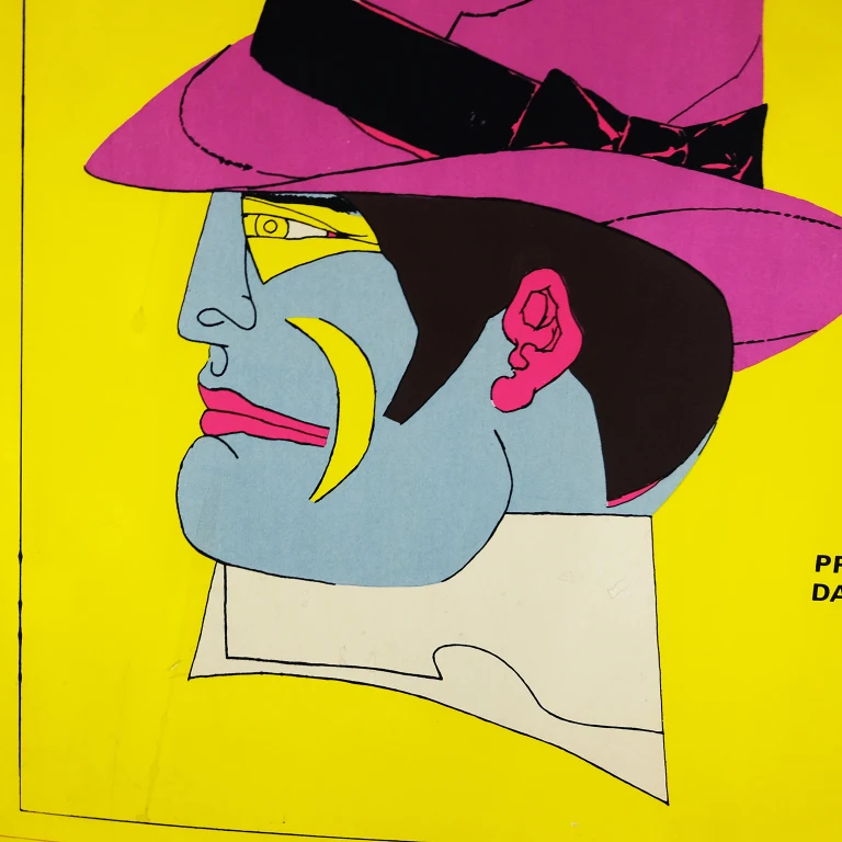 Detail for Richard Lindner at Walker Art Center Exhibition Poster, 1967 (4 of 4)