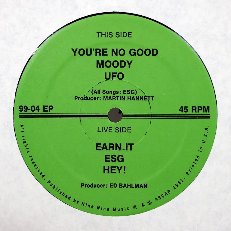 Detail for "ESG" by ESG Self Titled 12" EP Album, 1981 (4 of 10)