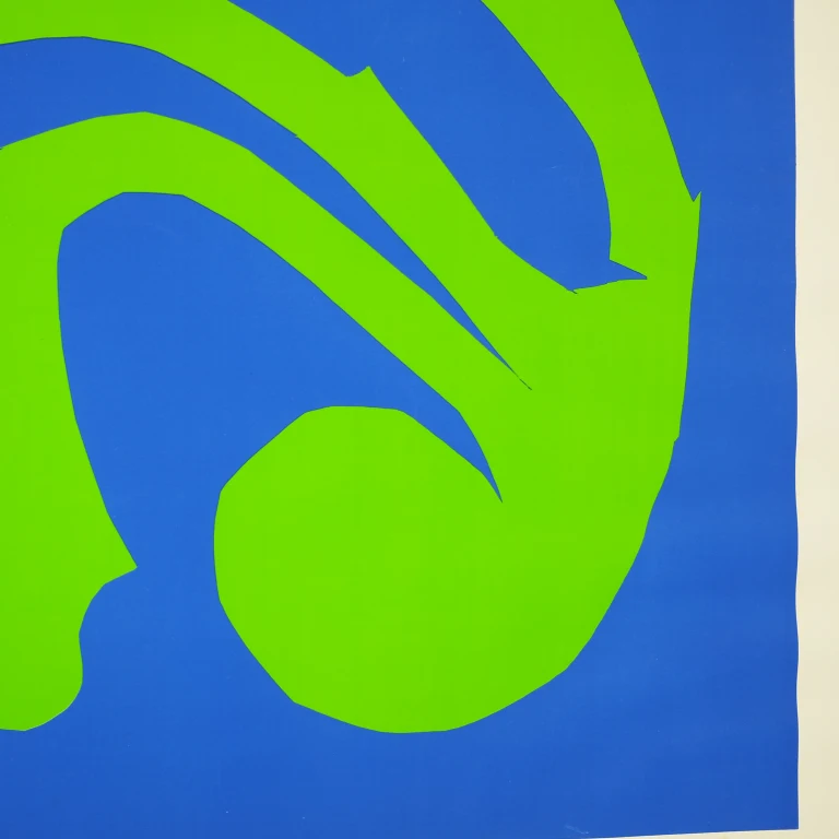 Detail for Henri Matisse "The Snail" Vibrant Color Large Serigraph (3 of 3)