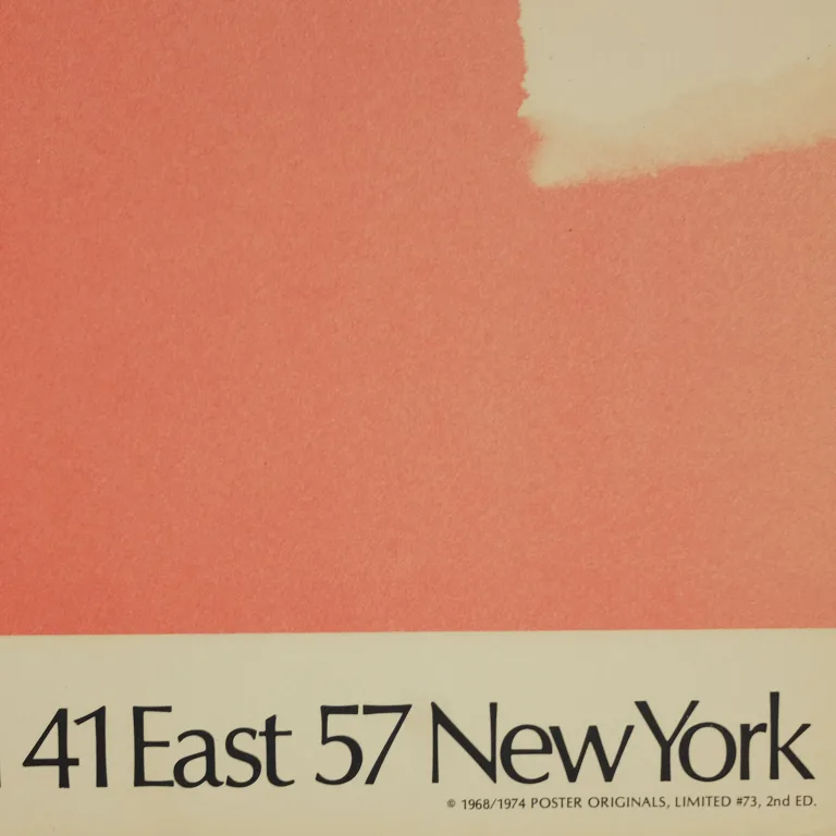 Detail for Helen Frankenthaler at Andre Emmerich Gallery, New York Exhibition Poster, 1974 (3 of 3)