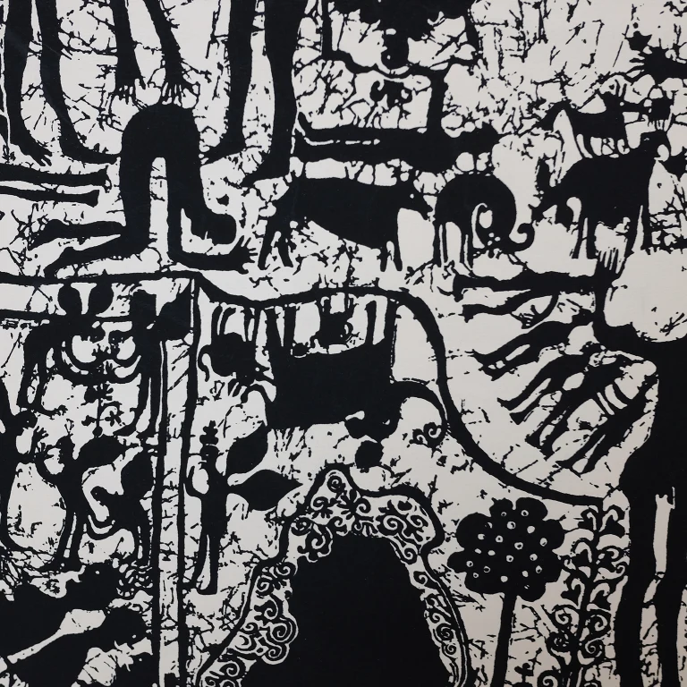 Detail for Israeli Crafts / John Michael Kohler Arts Center Exhibition Poster, 1974 (2 of 3)