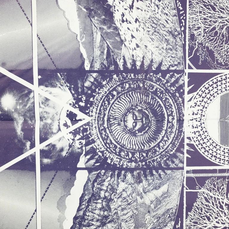 Detail for Massive Poster from SEED by Harmony Books Introduction by Ram Dass, 1974 (4 of 4)