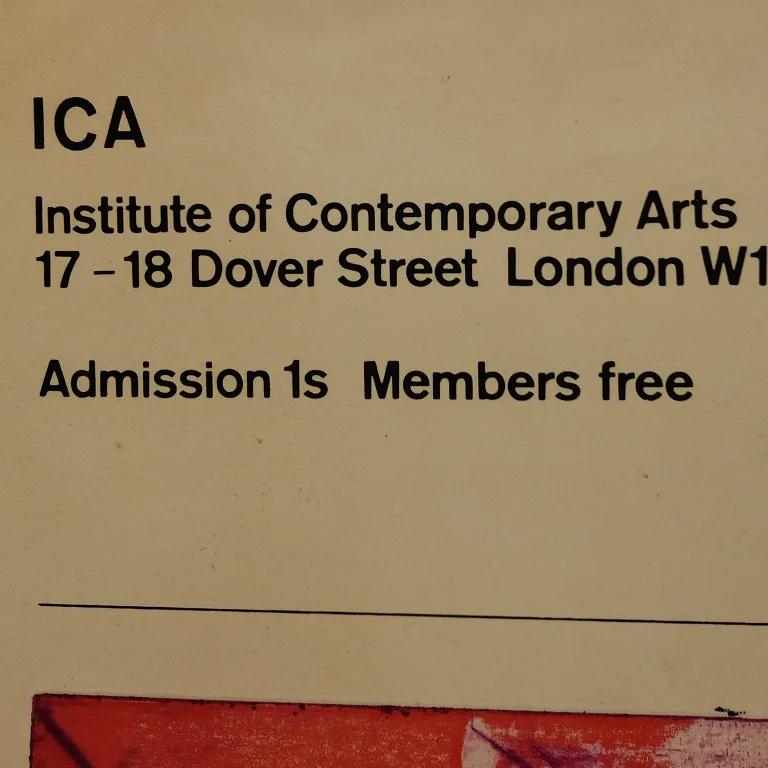 Detail for Hayter and Atelier 17 1927 - 1962 at Institute of Contemporary Arts London Original Etching Exhibition Poster, 1962 (3 of 4)