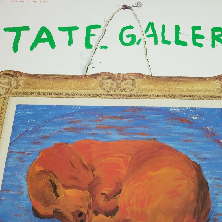 Detail for David Hockney at Tate Gallery Original Solo Exhibition Poster, 1988 (3 of 5)