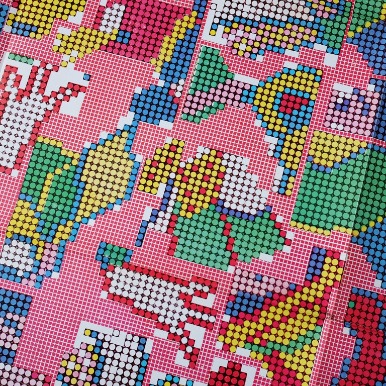 Detail for Eduardo Paolozzi at Stedelijk Museum Amsterdam Wim Crouwel Designed Exhibition Poster, 1968 (4 of 6)