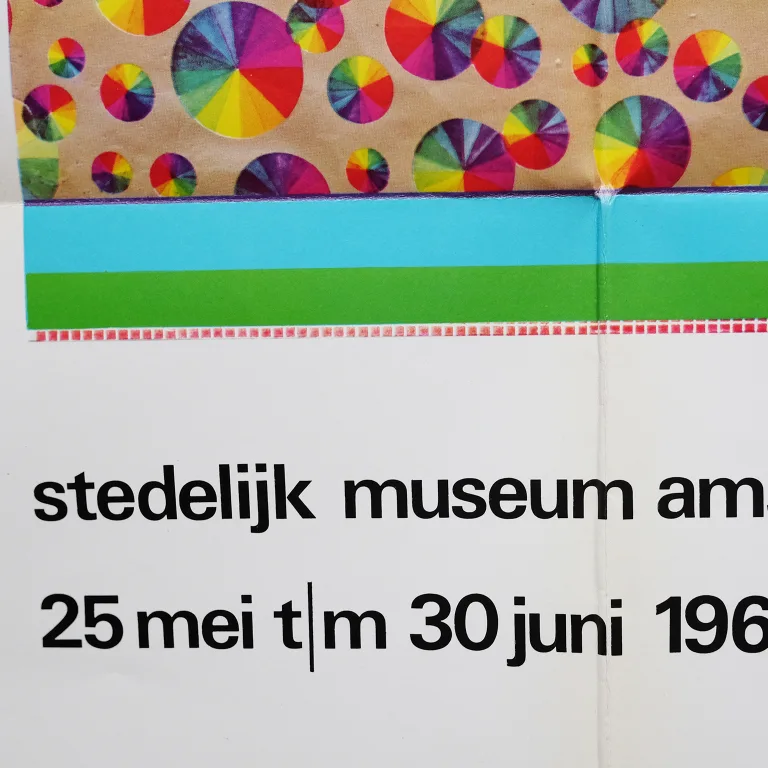 Detail for Eduardo Paolozzi at Stedelijk Museum Amsterdam Wim Crouwel Designed Exhibition Poster, 1968 (3 of 6)