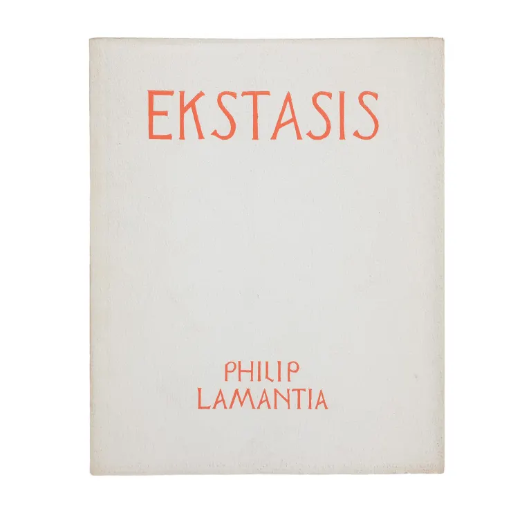 Detail for "Ekstasis" Softbound Poetry Book by Philip Lamantia, 1959 (1 of 5)