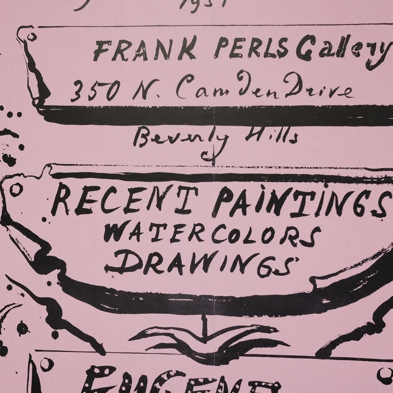 Detail for Eugene Berman Recent Paintings, Watercolors, Drawings + Sketches for Rigoletto for The Metropolitan Opera Poster, 1951 (3 of 4)