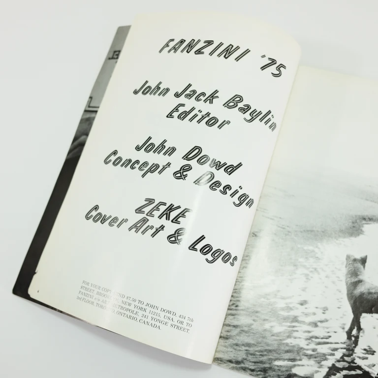 Detail for Fanzini '75 by John Dowd & John Jack Baylin Art Collage Zine, 1975 (2 of 6)