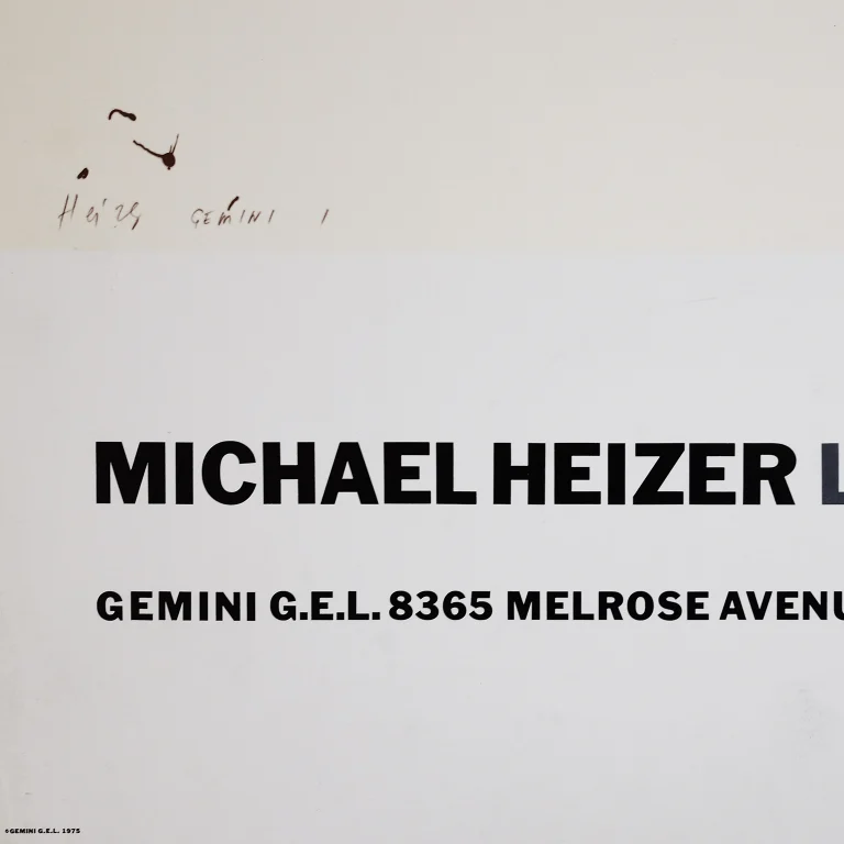 Detail for Michael Heizer Lashonda Series Gemini G.E.L. Poster, 1975 (3 of 3)