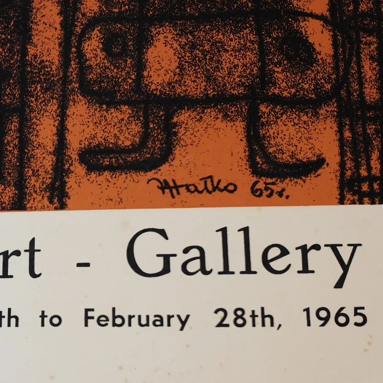 Detail for Irena Halko Contemporary Art Gallery Chicago Exhibition Poster, 1965 (4 of 4)