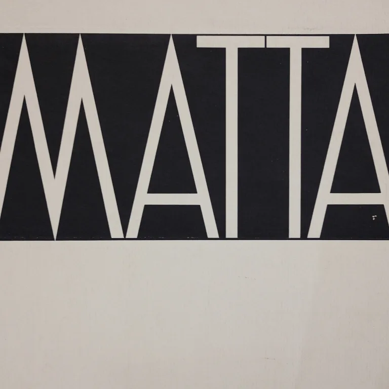 Detail for Roberto Matta at Cordier & Ekstrom Inc. Exhibition Invitation, 1963 (3 of 3)