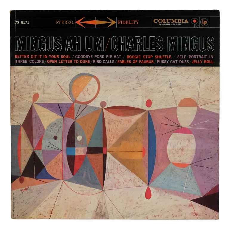 Detail for "Mingus Ah Um" by Charles Mingus - LP, 1959 (1 of 3)