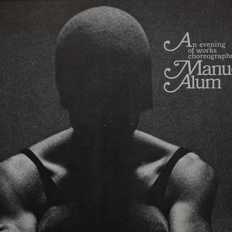 Detail for Manuel Alum Modern Dance Artists Inc. Event Poster, 1970 (2 of 3)