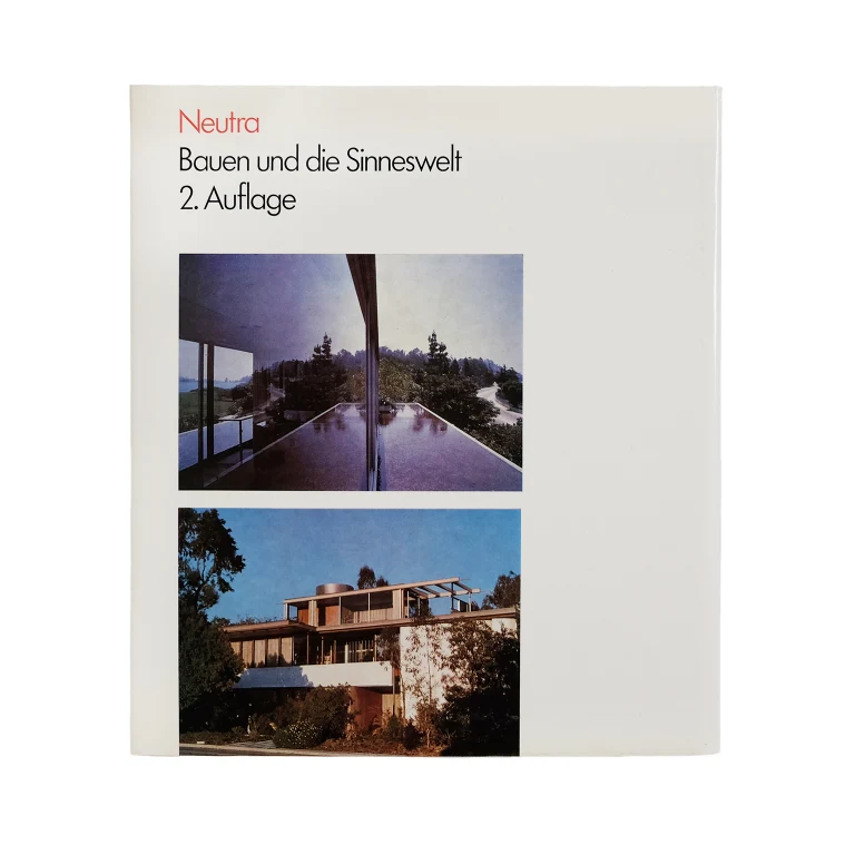 Detail for "Richard und Dion Neutra: Bauen und die Sinneswelt" First German Edition Hardcover book by Paul Parey, 1980 (6 of 6)