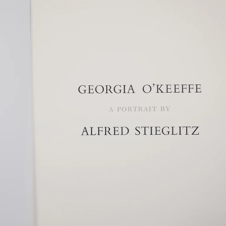 Detail for RAFFLE ITEM! - "Georgia O'Keeffe, A Portrait" Hardcover Photography Book by Alfred Stieglitz, 1978 (4 of 8)