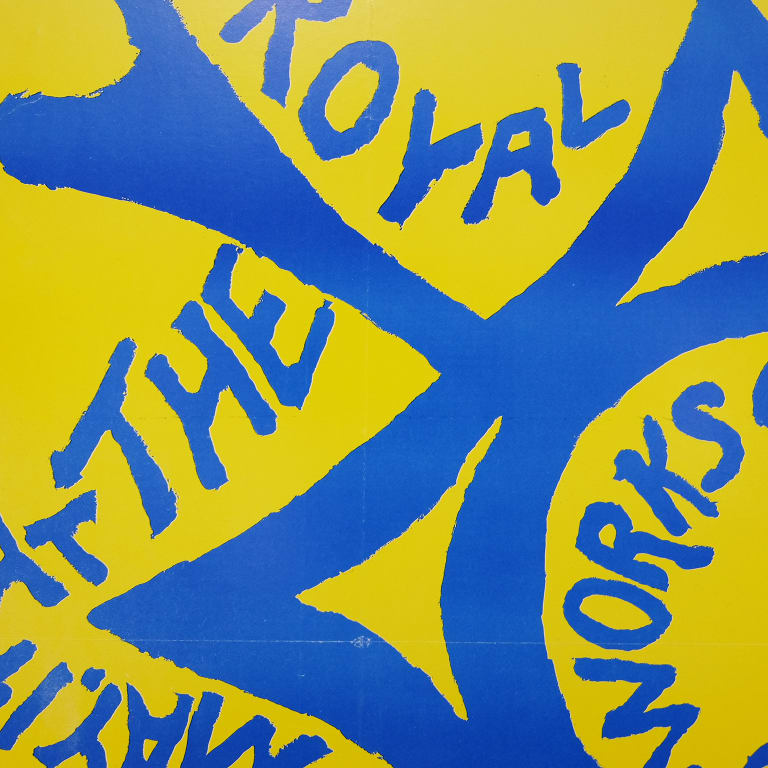 Detail for Alfred Jensen Works of Graphic at The Royal Marks Exhibition Poster, 1966 (3 of 4)