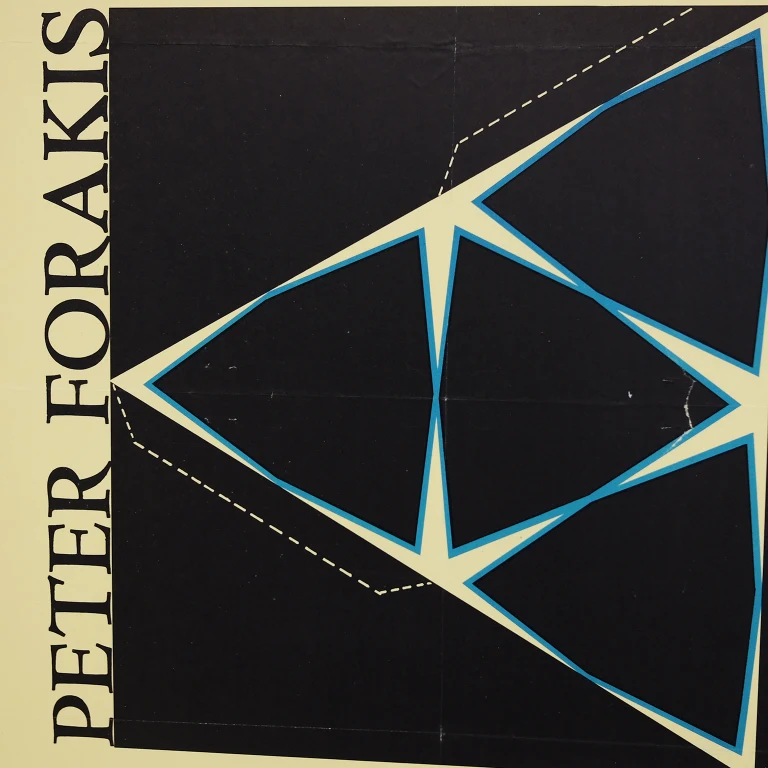 Detail for Peter Forakis / Edwin Ruda at Park Place Gallery Invitation Poster, 1966 (2 of 4)