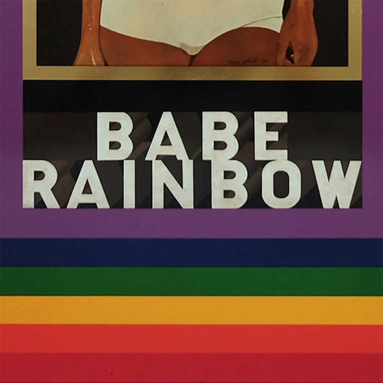Detail for Babe Rainbow by Sir Peter Blake Screeprint on Tin, 1968 (3 of 3)