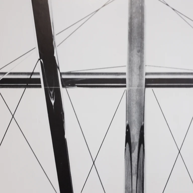 Detail for Kenneth Snelson at Dwan Gallery Exhibition Poster, 1967 (2 of 4)