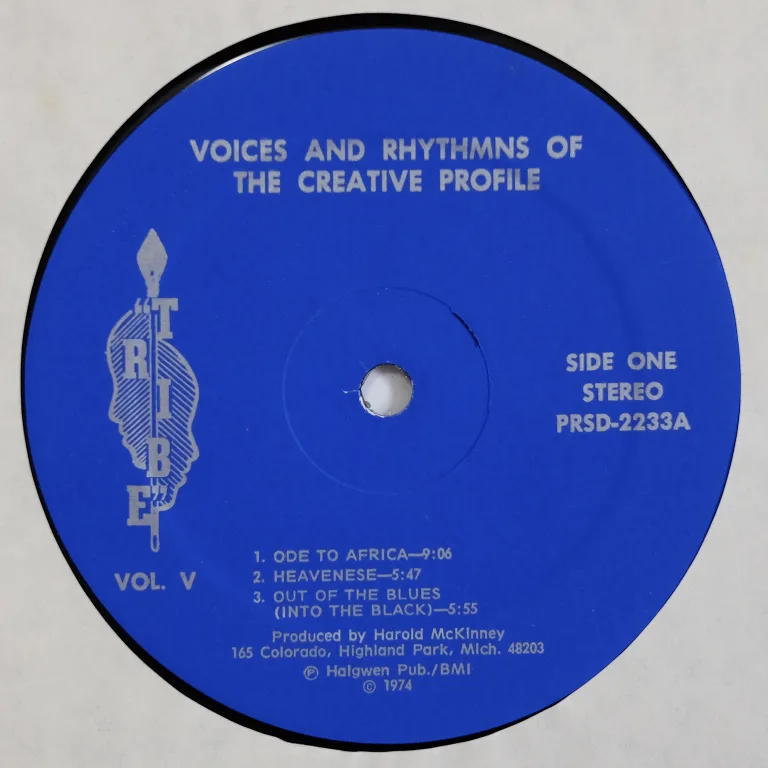 Detail for "Voices & Rhythms Of The Creative Profile" by Harold McKinney - LP, 1974 (3 of 4)