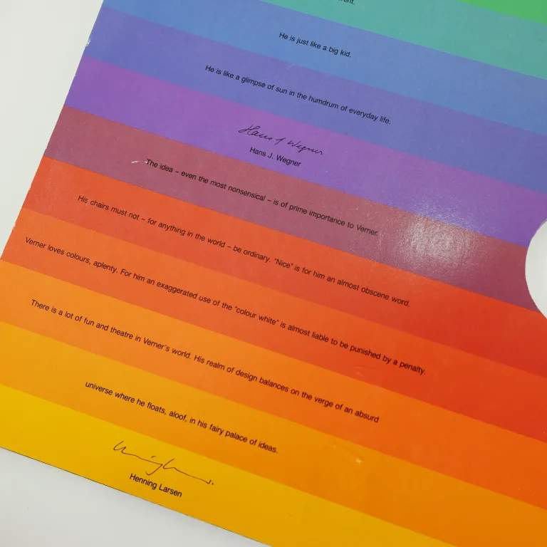 Detail for Verner Panton Retrospective Catalog - First Edition, 1986 (6 of 6)